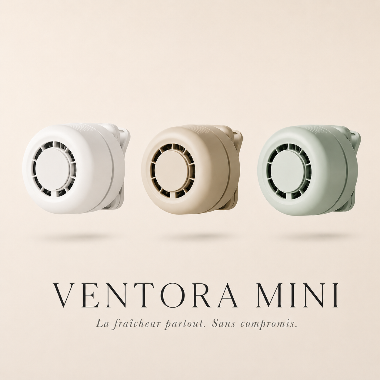 Ventora Mini — Ventilateur clip portable & Rafraîchissant