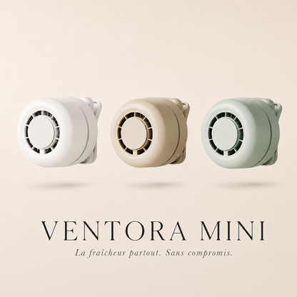 Ventora Mini — Ventilateur clip portable & Rafraîchissant