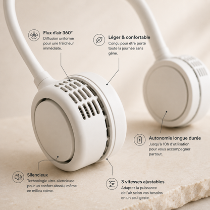 Ventora Loop — Ventilateur Nuque Sans Fil