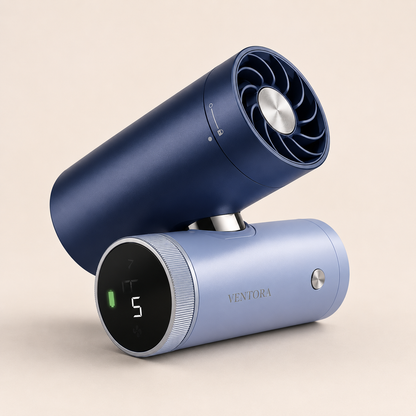 Ventora Pulse — Ventilateur 3-en-1 Rafraîchissant, Brumisateur & Contact Froid